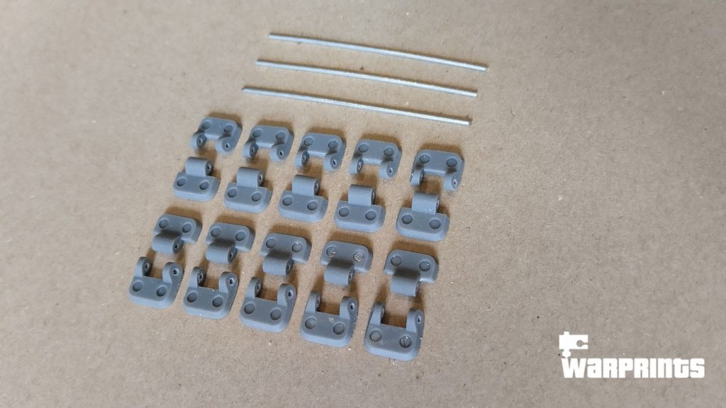 1/6 Scale German Vehicle Hinge - Type 1 - Set of 10 Hinges
